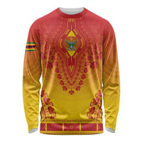 Personalized Zimbabwe African Dashiki Long Sleeve Shirt - Wonder Print Shop