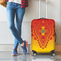 Zimbabwe African Dashiki Luggage Cover - Wonder Print Shop