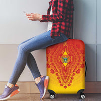 Zimbabwe African Dashiki Luggage Cover - Wonder Print Shop