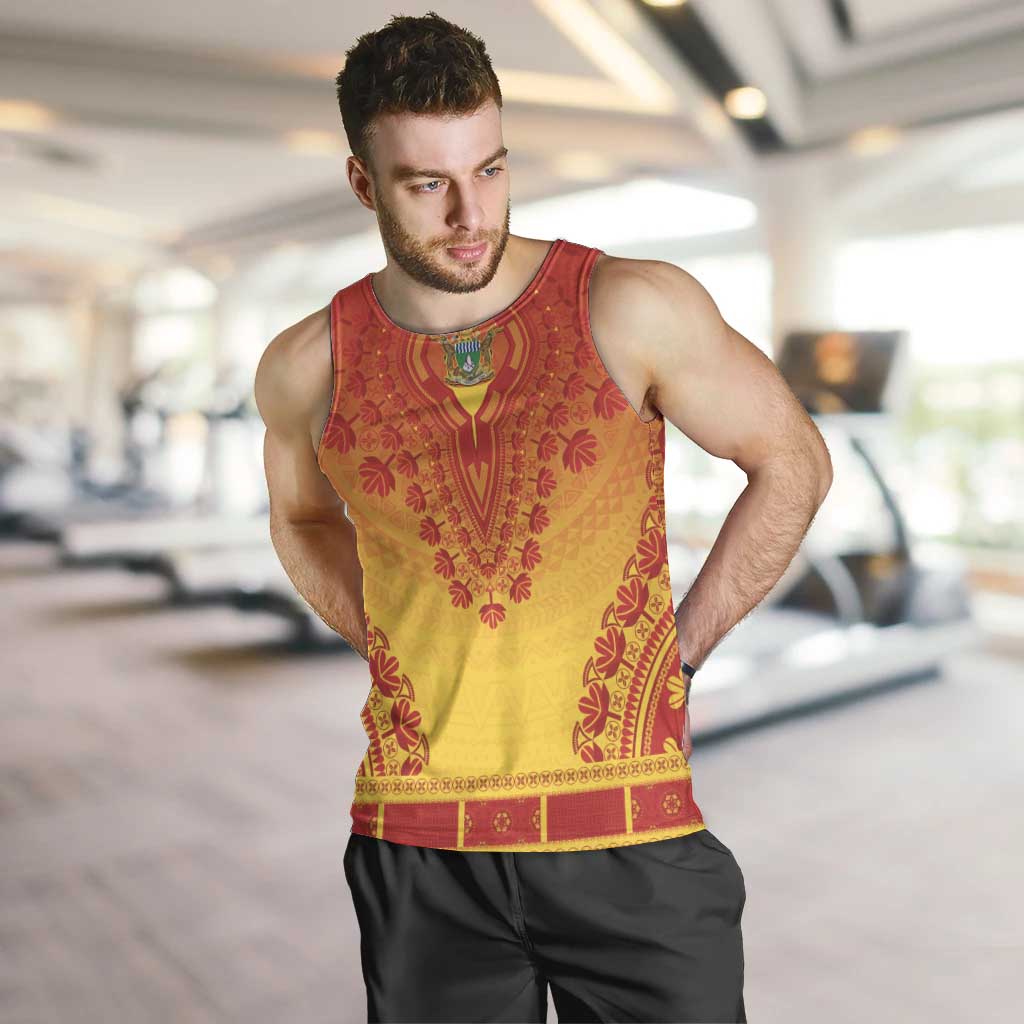 Personalized Zimbabwe African Dashiki Men Tank Top - Wonder Print Shop