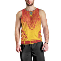 Personalized Zimbabwe African Dashiki Men Tank Top - Wonder Print Shop