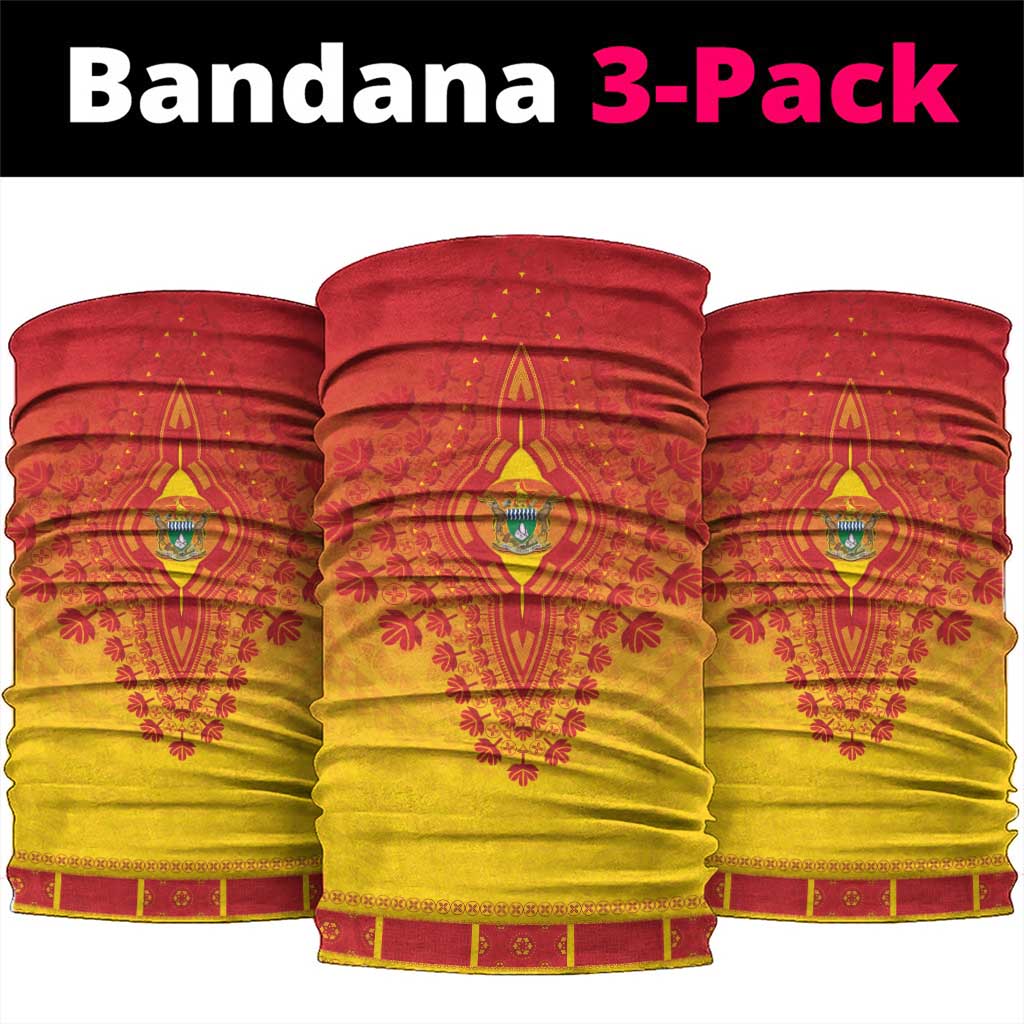 Zimbabwe African Dashiki Neck Gaiter - Wonder Print Shop