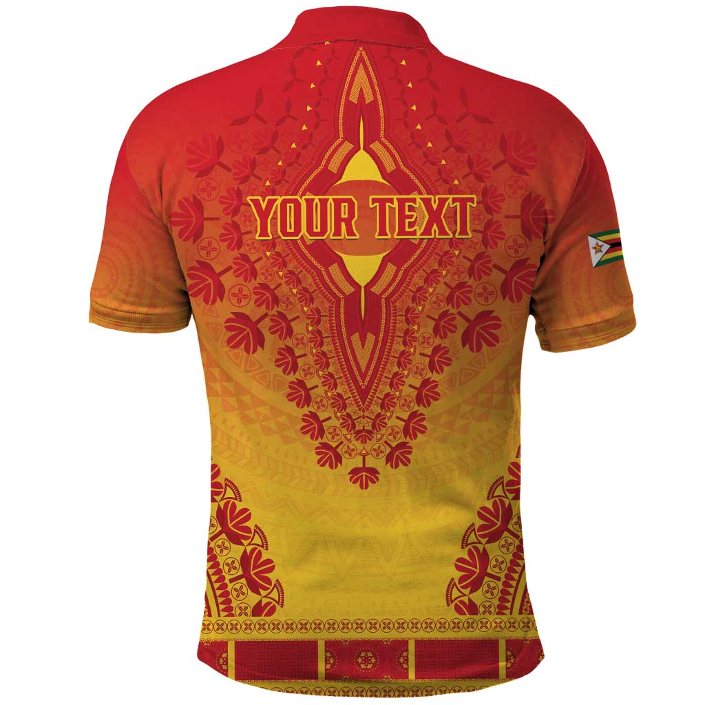Personalized Zimbabwe African Dashiki Polo Shirt - Wonder Print Shop