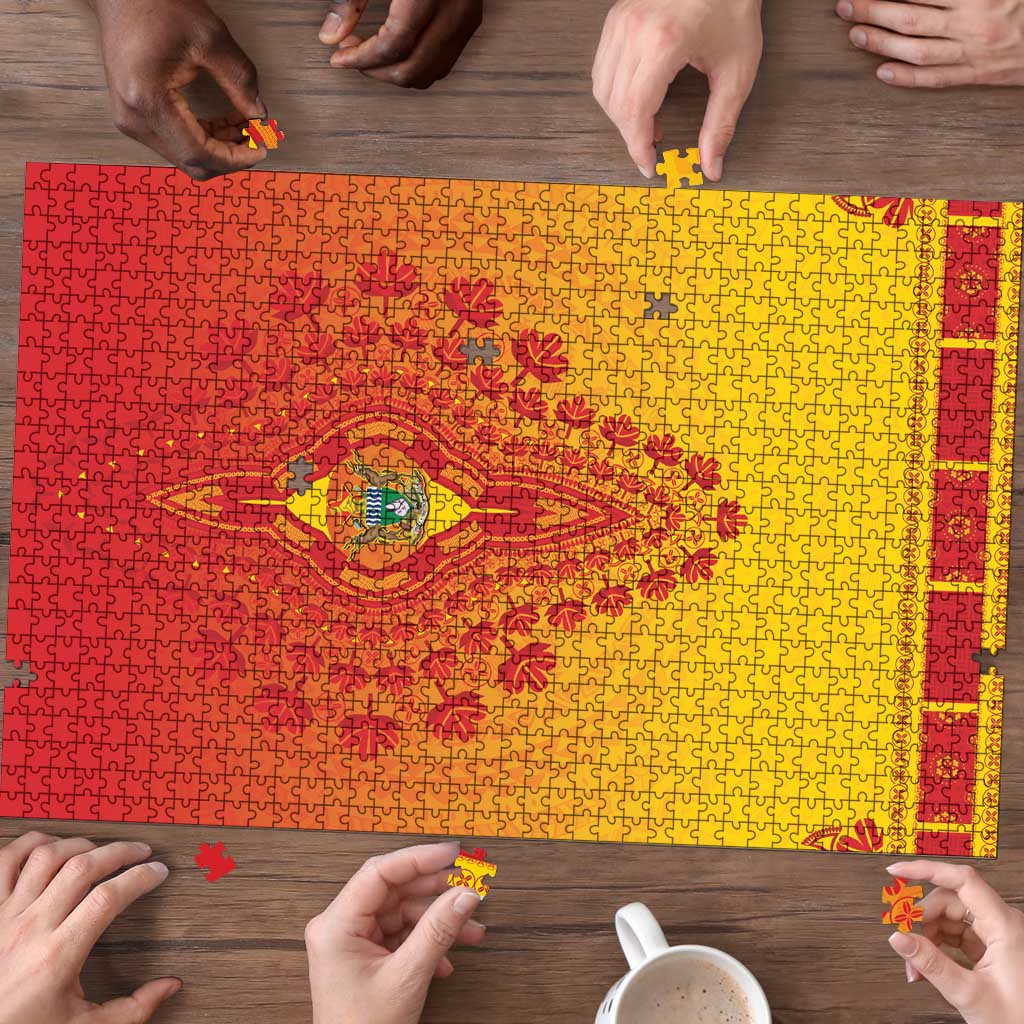 Zimbabwe African Dashiki Puzzle - Wonder Print Shop