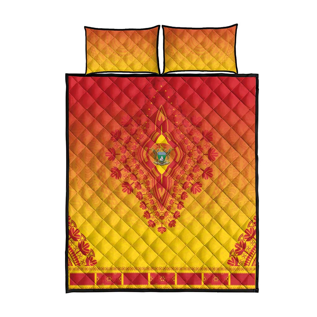 Zimbabwe African Dashiki Quilt Bed Set - Wonder Print Shop
