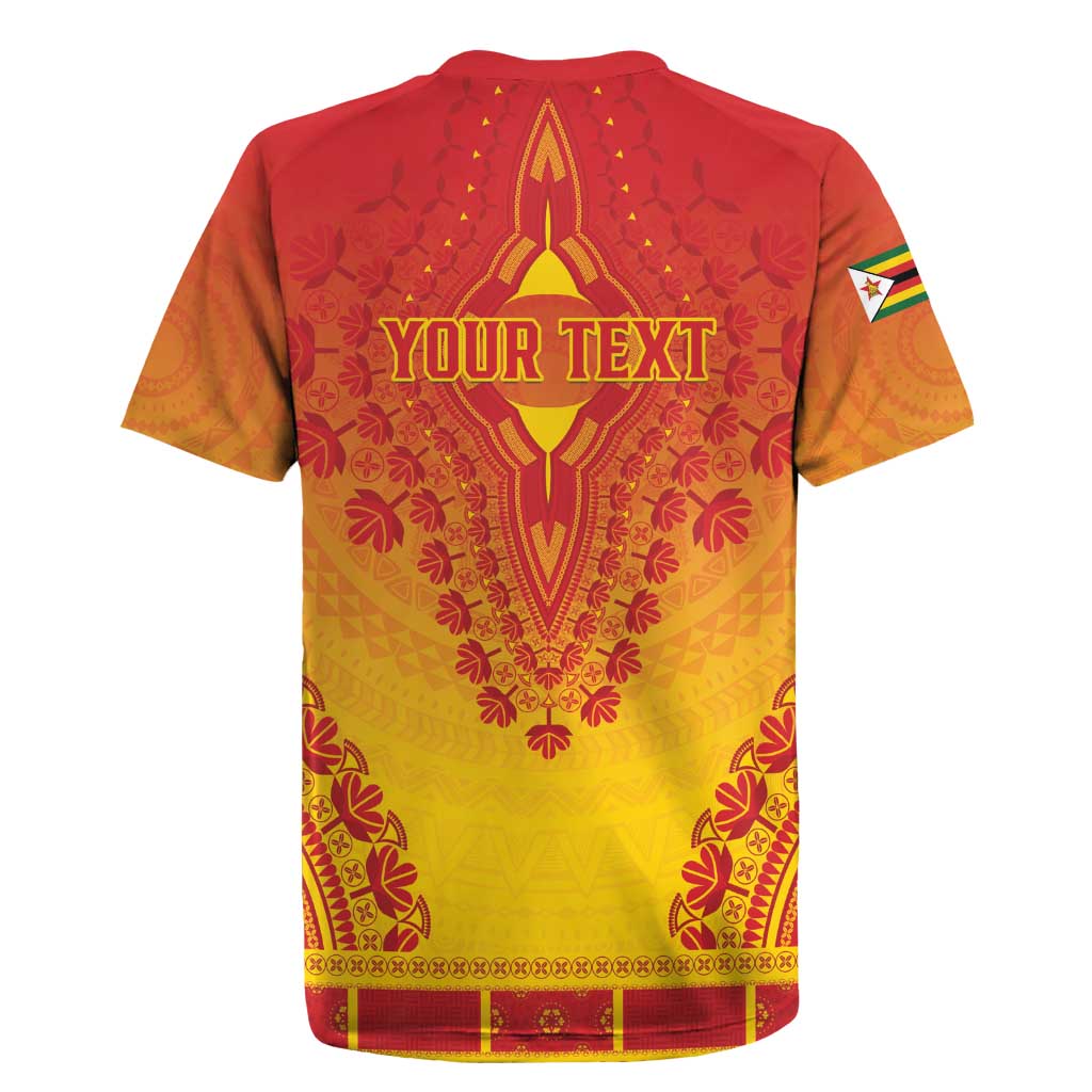 Personalized Zimbabwe African Dashiki Rugby Jersey - Wonder Print Shop