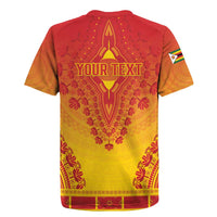 Personalized Zimbabwe African Dashiki Rugby Jersey - Wonder Print Shop