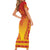 Personalized Zimbabwe African Dashiki Short Sleeve Bodycon Dress - Wonder Print Shop