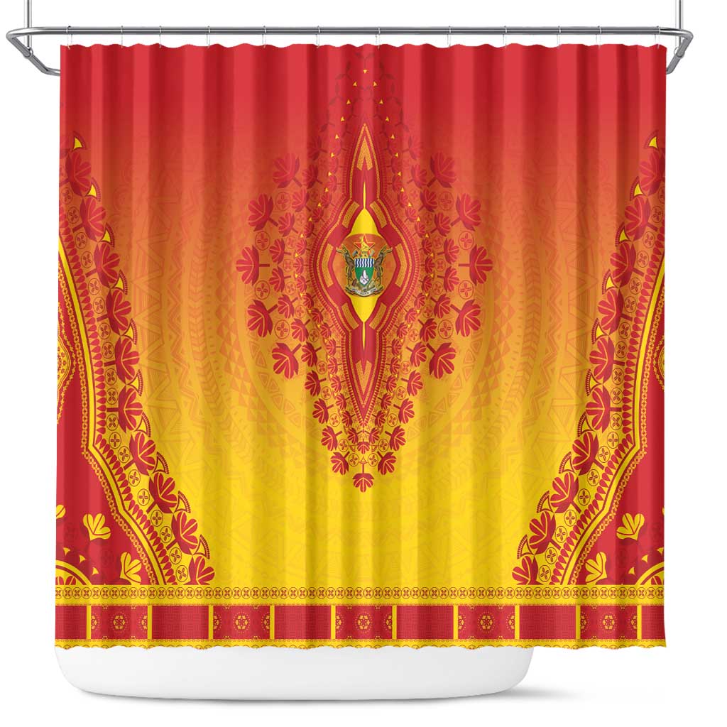 Zimbabwe African Dashiki Shower Curtain - Wonder Print Shop
