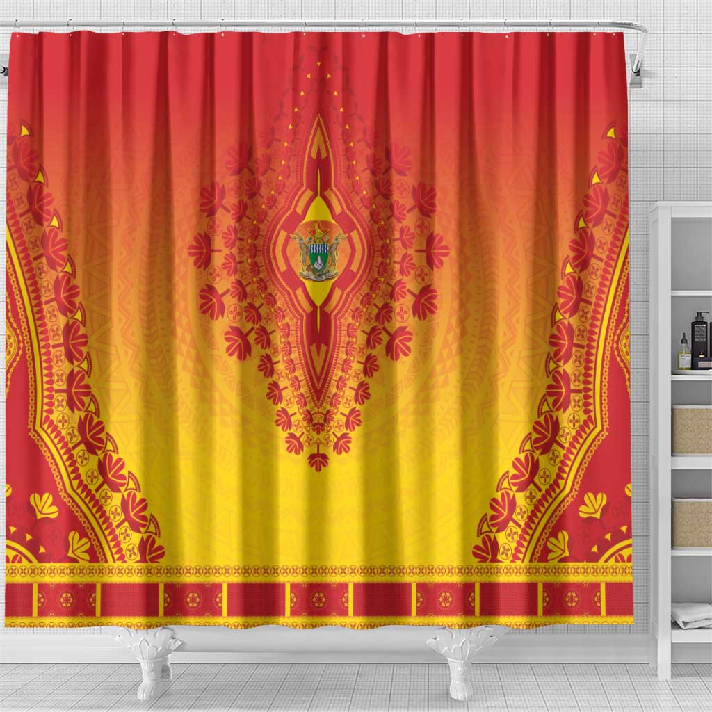 Zimbabwe African Dashiki Shower Curtain - Wonder Print Shop