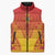 Personalized Zimbabwe African Dashiki Sleeveless Puffer Jacket - Wonder Print Shop