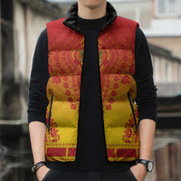 Personalized Zimbabwe African Dashiki Sleeveless Puffer Jacket - Wonder Print Shop