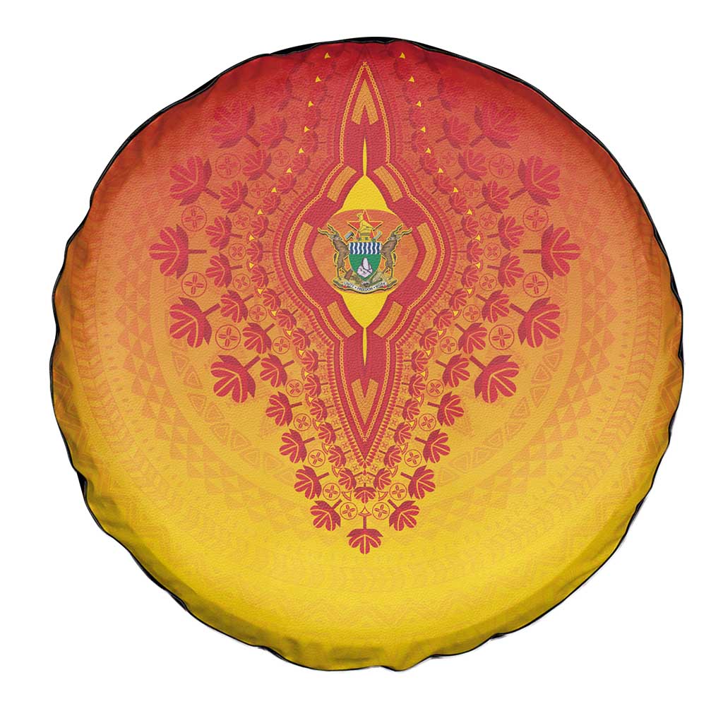 Zimbabwe African Dashiki Spare Tire Cover - Wonder Print Shop