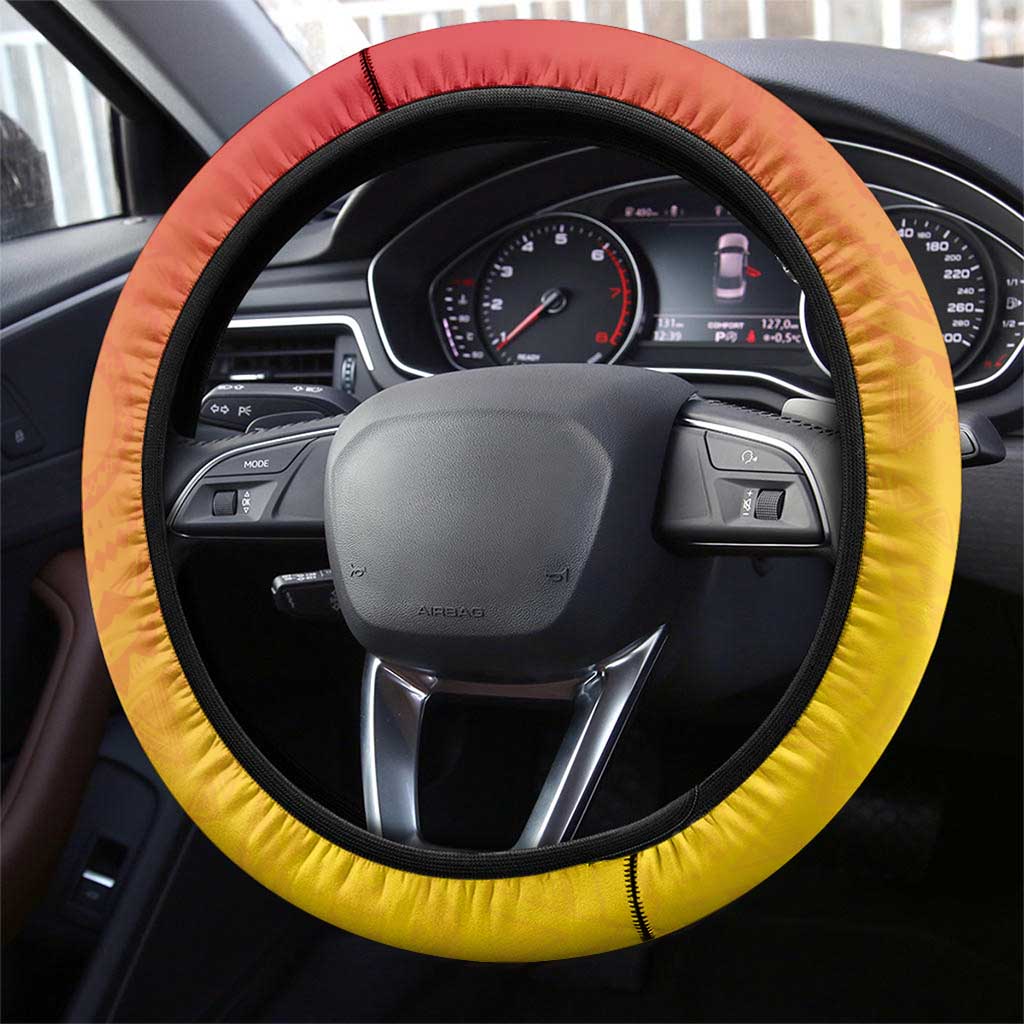 Zimbabwe African Dashiki Steering Wheel Cover - Wonder Print Shop
