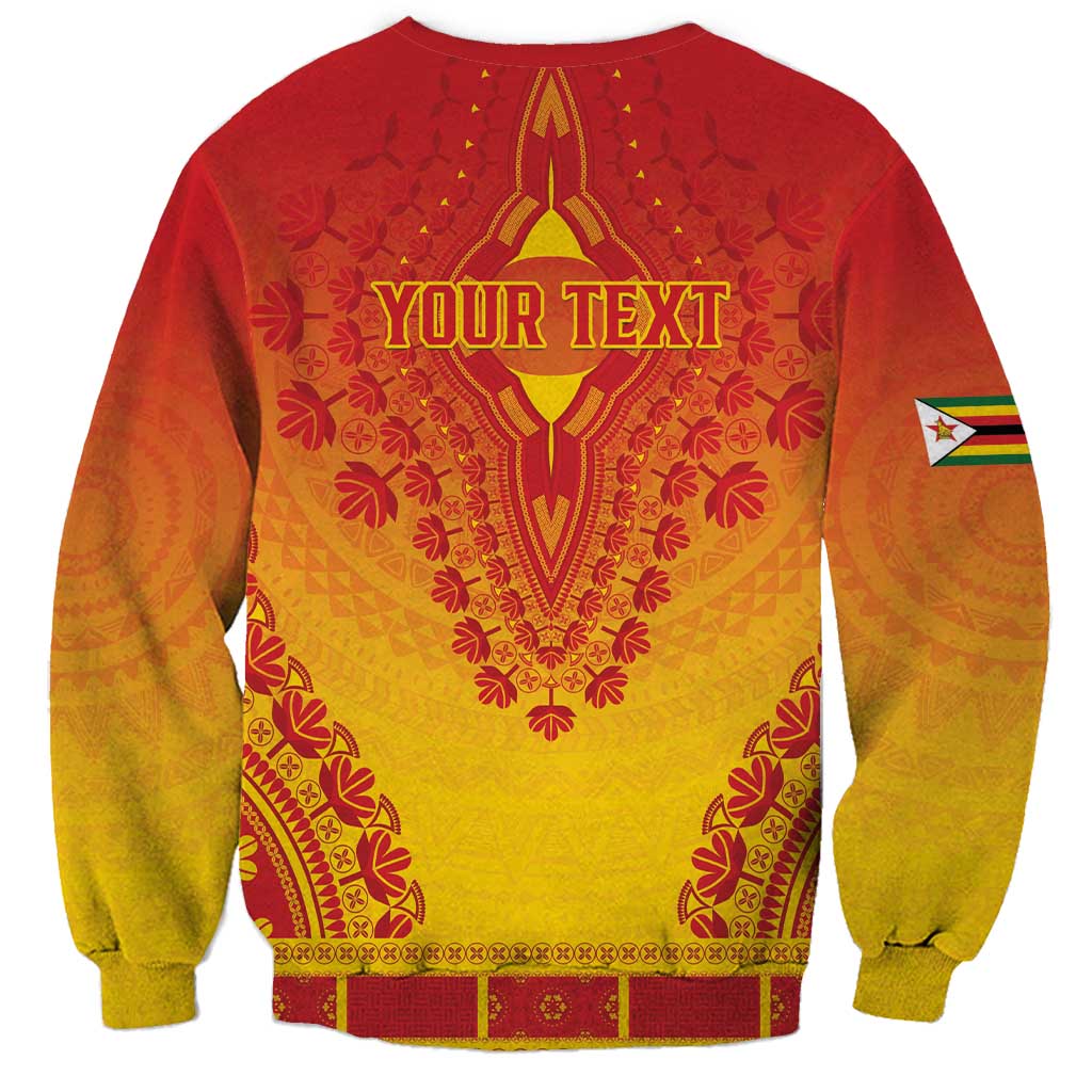 Personalized Zimbabwe African Dashiki Sweatshirt - Wonder Print Shop