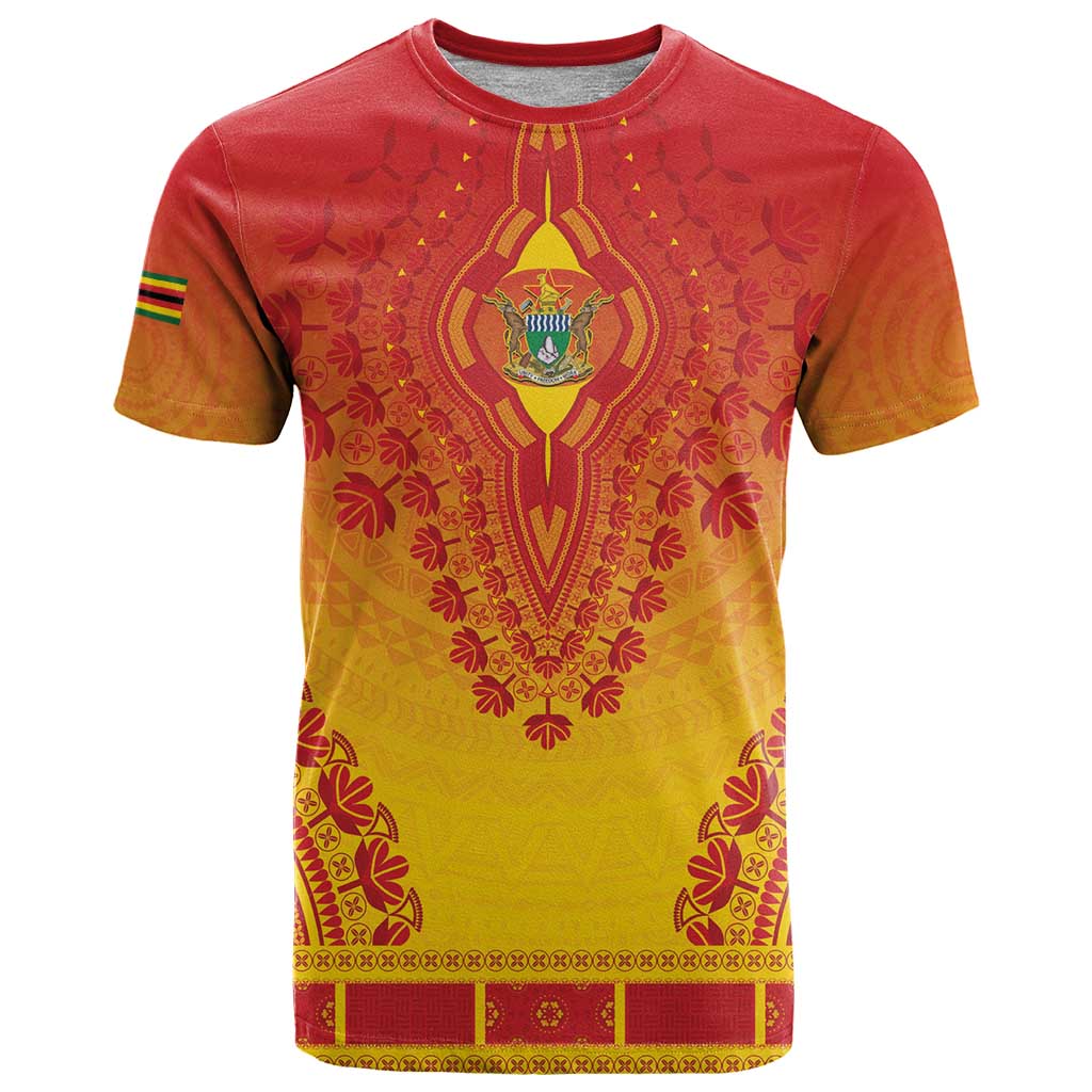 Personalized Zimbabwe African Dashiki T Shirt - Wonder Print Shop