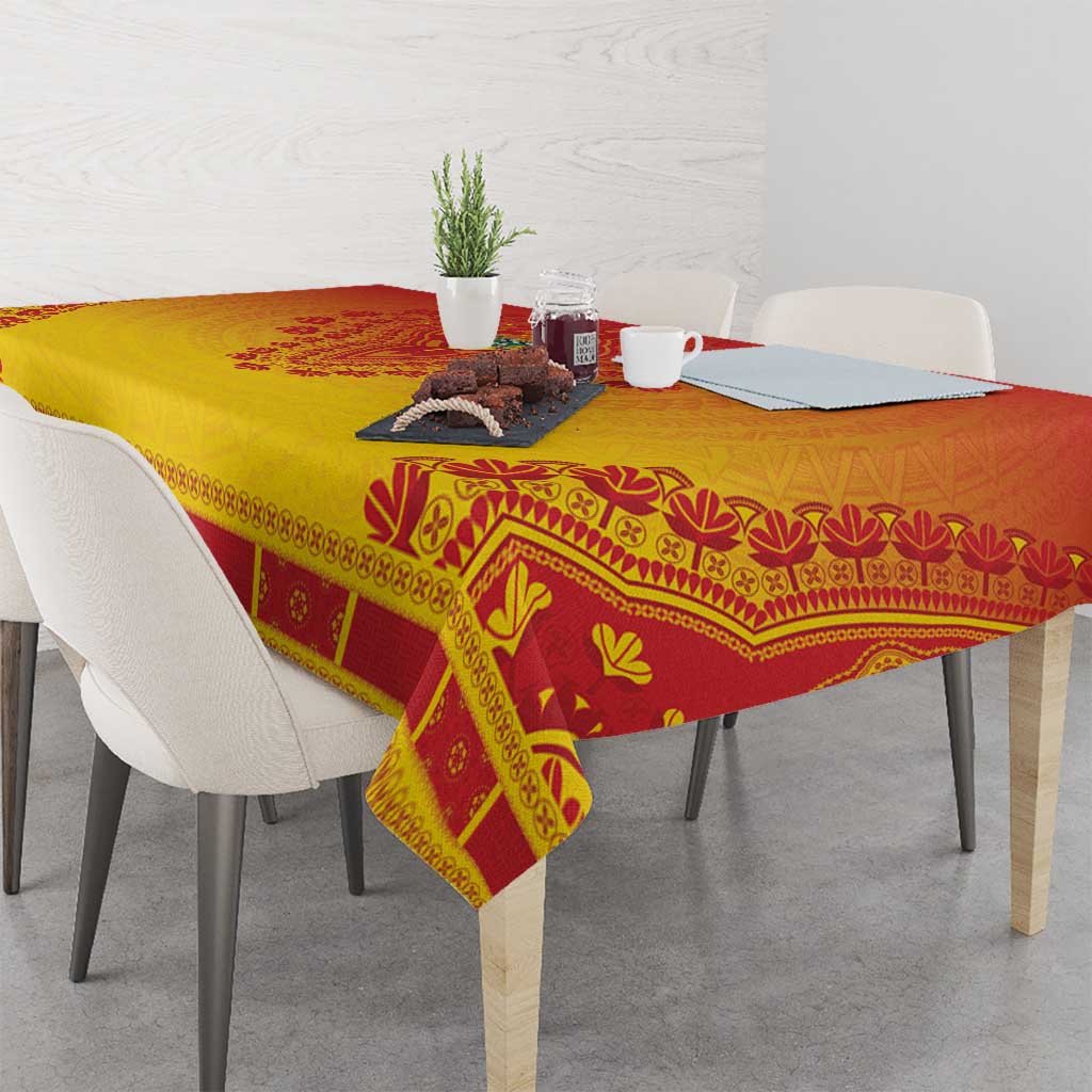 Zimbabwe African Dashiki Tablecloth - Wonder Print Shop
