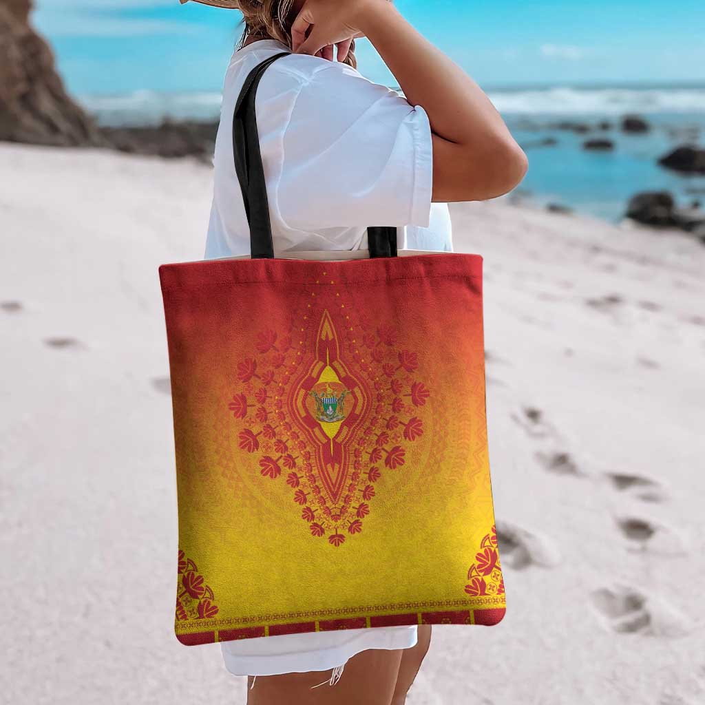 Zimbabwe African Dashiki Tote Bag - Wonder Print Shop
