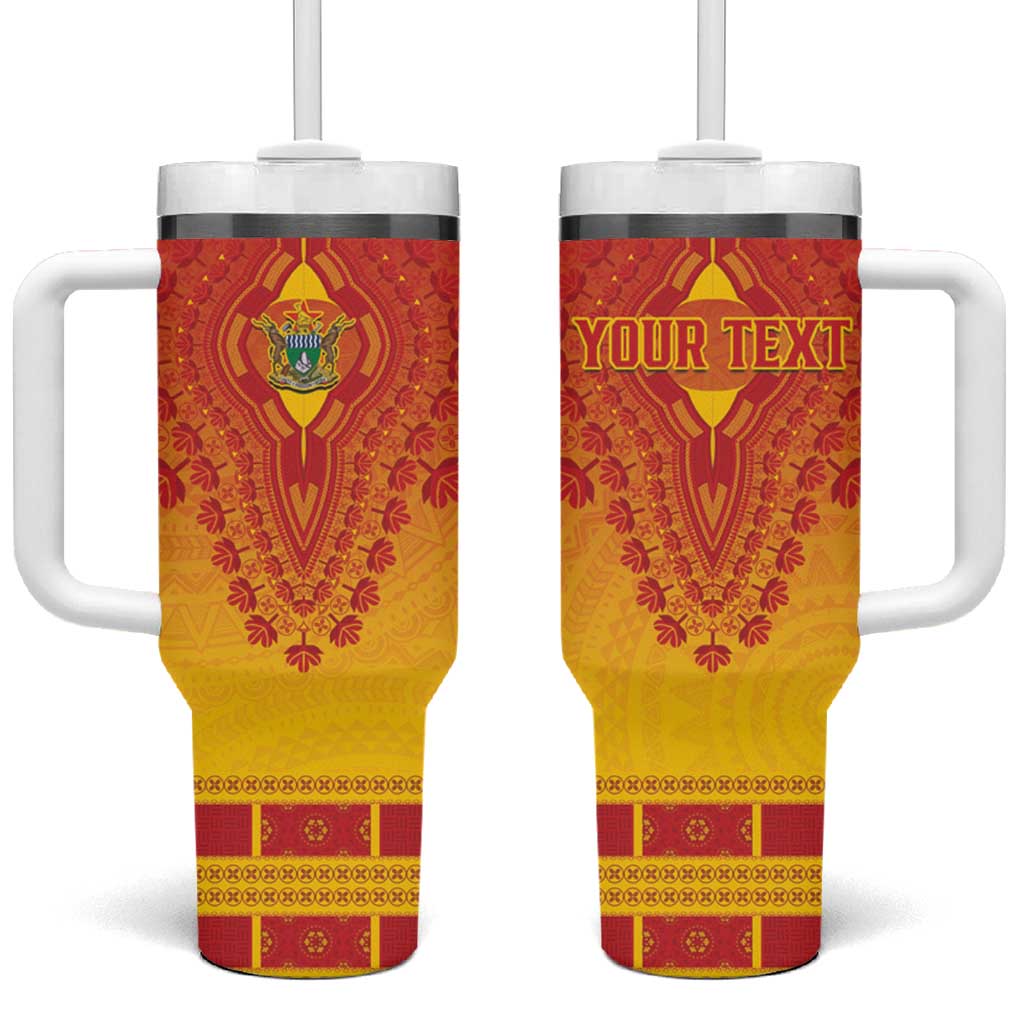 Personalized Zimbabwe African Dashiki Tumbler With Handle - Wonder Print Shop