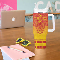 Personalized Zimbabwe African Dashiki Tumbler With Handle - Wonder Print Shop
