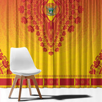Zimbabwe African Dashiki Window Curtain - Wonder Print Shop