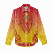 Personalized Zimbabwe African Dashiki Women Casual Shirt - Wonder Print Shop