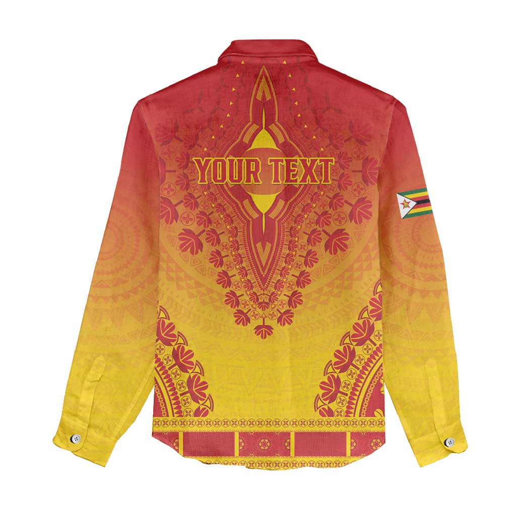 Personalized Zimbabwe African Dashiki Women Casual Shirt - Wonder Print Shop