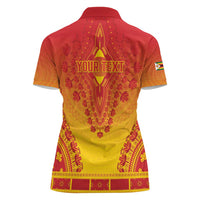 Personalized Zimbabwe African Dashiki Women Polo Shirt - Wonder Print Shop