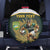 South Africa Rugby Personalised Spare Tire Cover Springboks Mascot With King Protea -  African Pattern - Wonder Print Shop