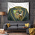 South Africa Rugby Personalised Tapestry Springboks Mascot With King Protea -  African Pattern - Wonder Print Shop
