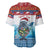 Personalised Cape Verde Christmas Baseball Jersey Manatee Feliz Natal - Wonder Print Shop