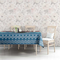 Personalised Cape Verde Christmas Tablecloth Manatee Feliz Natal - Wonder Print Shop