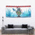 Personalised Cape Verde Christmas Tapestry Manatee Feliz Natal - Wonder Print Shop