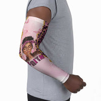 Black Her Story Arm Sleeves Faith Pink Leopard - Wonder Print Shop