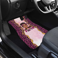 Black Her Story Car Mats Faith Pink Leopard - Wonder Print Shop