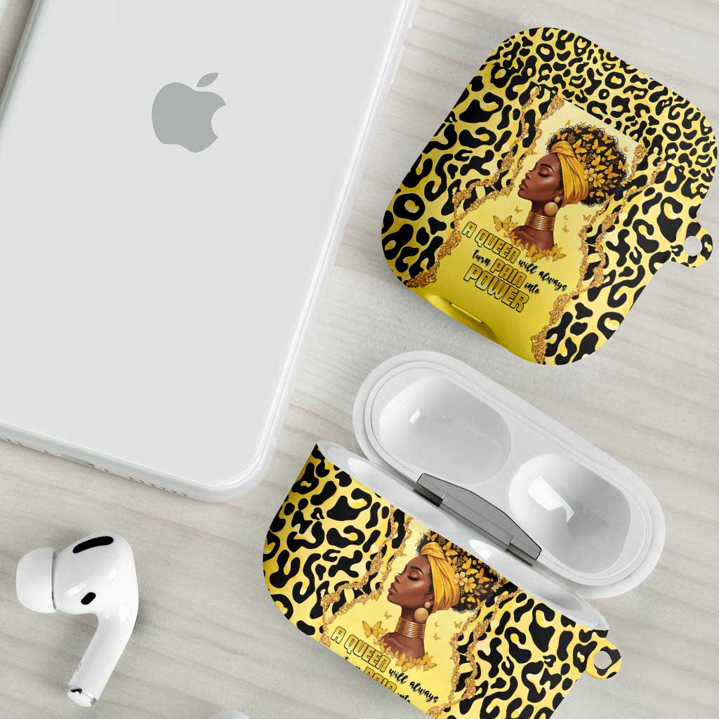 Black Her Story AirPods Case A Queen Turns Pain Into Power - Wonder Print Shop
