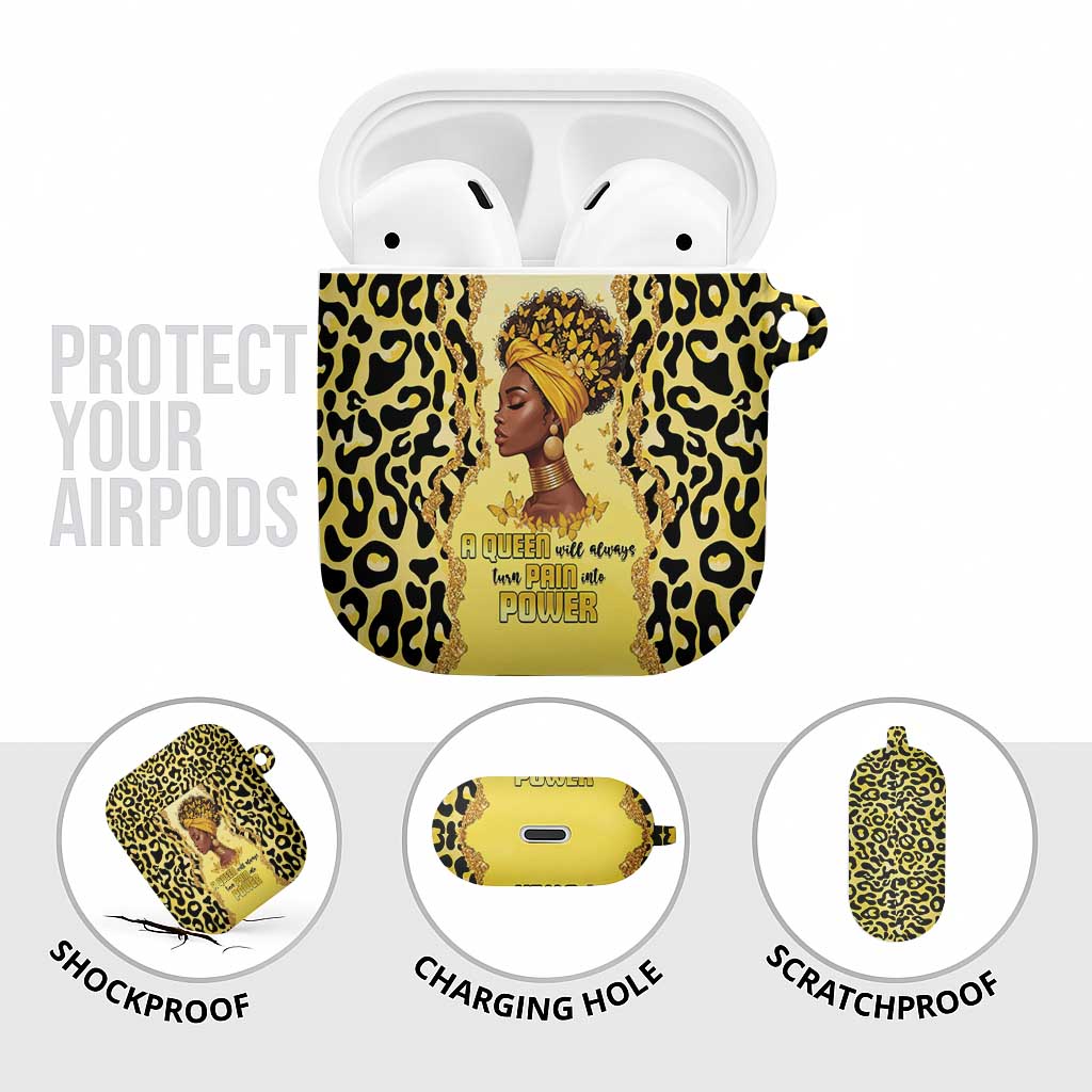 Black Her Story AirPods Case A Queen Turns Pain Into Power - Wonder Print Shop