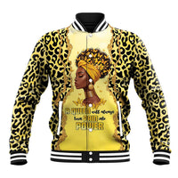 Black Her Story Baseball Jacket A Queen Turns Pain Into Power - Wonder Print Shop