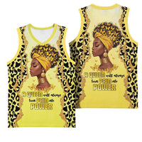 Black Her Story Basketball Jersey A Queen Turns Pain Into Power - Wonder Print Shop
