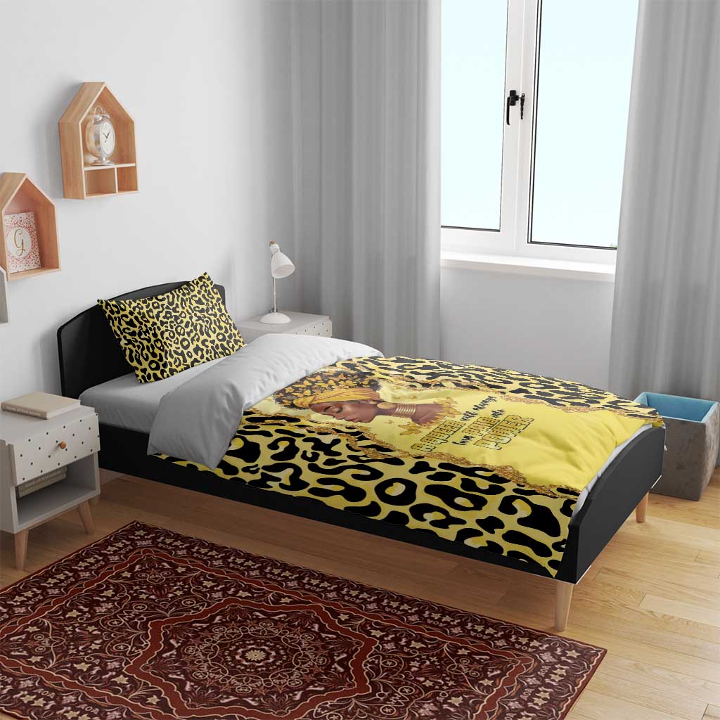 Black Her Story Bedding Set A Queen Turns Pain Into Power - Wonder Print Shop
