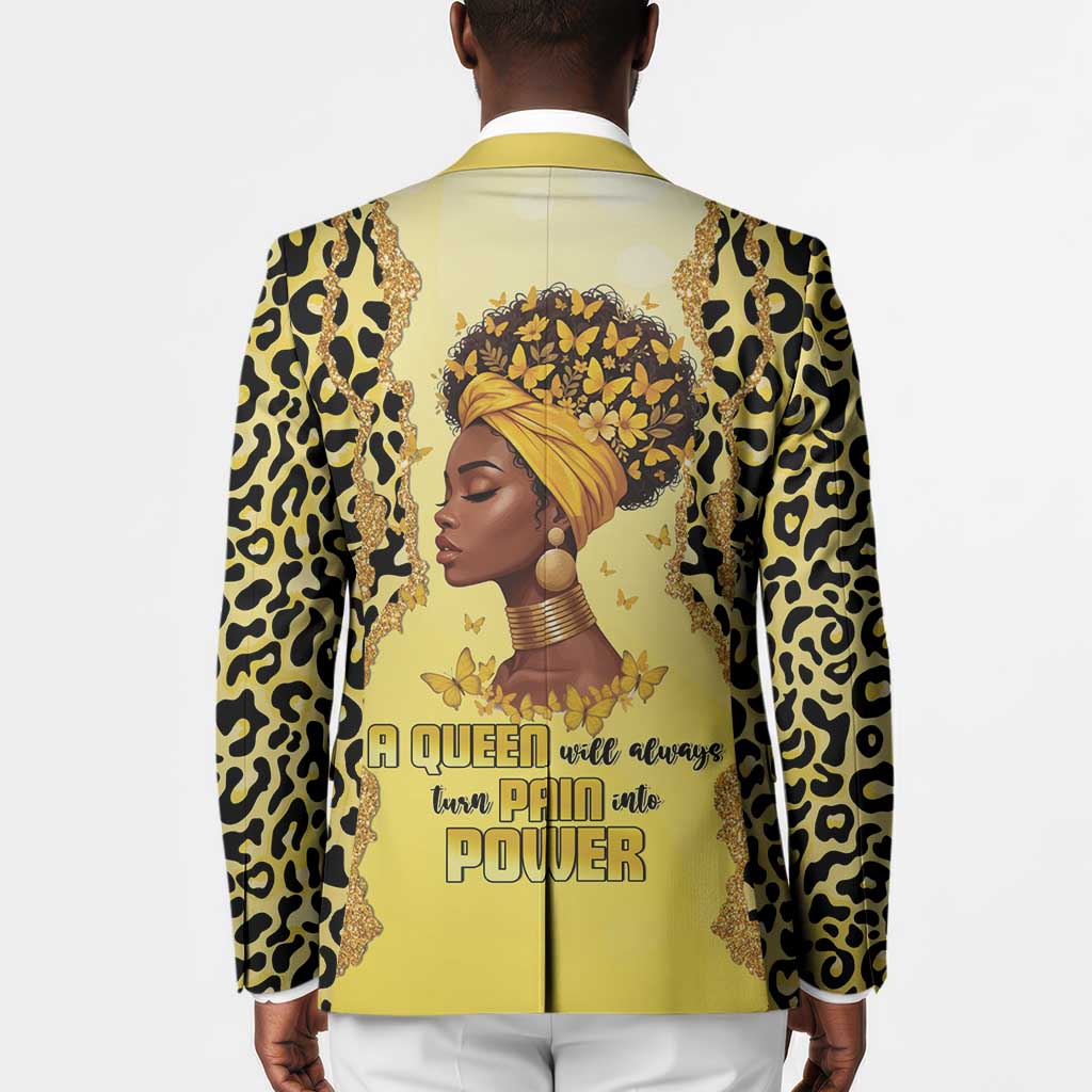 Black Her Story Blazer A Queen Turns Pain Into Power - Wonder Print Shop