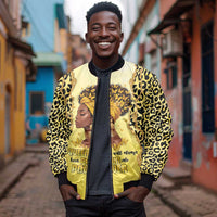Black Her Story Bomber Jacket A Queen Turns Pain Into Power - Wonder Print Shop