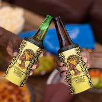 Black Her Story 4 in 1 Can Cooler Tumbler A Queen Turns Pain Into Power - Wonder Print Shop