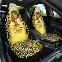 Black Her Story Car Seat Cover A Queen Turns Pain Into Power - Wonder Print Shop