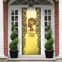 Black Her Story Door Cover A Queen Turns Pain Into Power - Wonder Print Shop