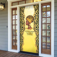 Black Her Story Door Cover A Queen Turns Pain Into Power - Wonder Print Shop