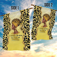 Black Her Story Garden Flag A Queen Turns Pain Into Power - Wonder Print Shop