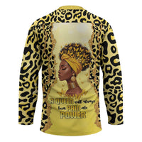 Black Her Story Hockey Jersey A Queen Turns Pain Into Power - Wonder Print Shop