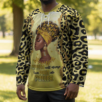 Black Her Story Hockey Jersey A Queen Turns Pain Into Power - Wonder Print Shop