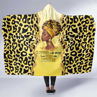 Black Her Story Hooded Blanket A Queen Turns Pain Into Power - Wonder Print Shop